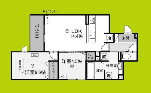 D-residence桃園の物件間取画像