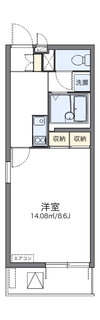 レオネクストアロマルカネハイツの物件間取画像