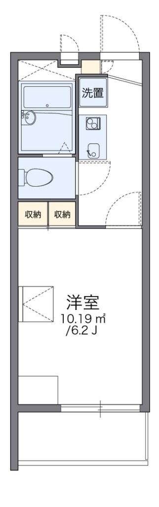 大正駅 徒歩14分 1階の物件間取画像