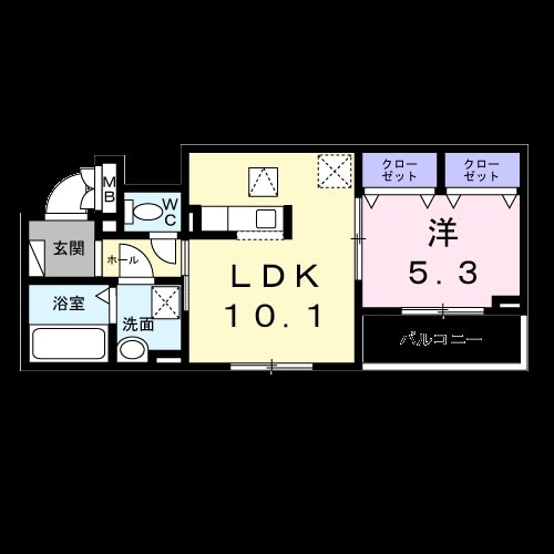 シェールの物件間取画像