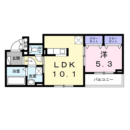 シェールの物件間取画像