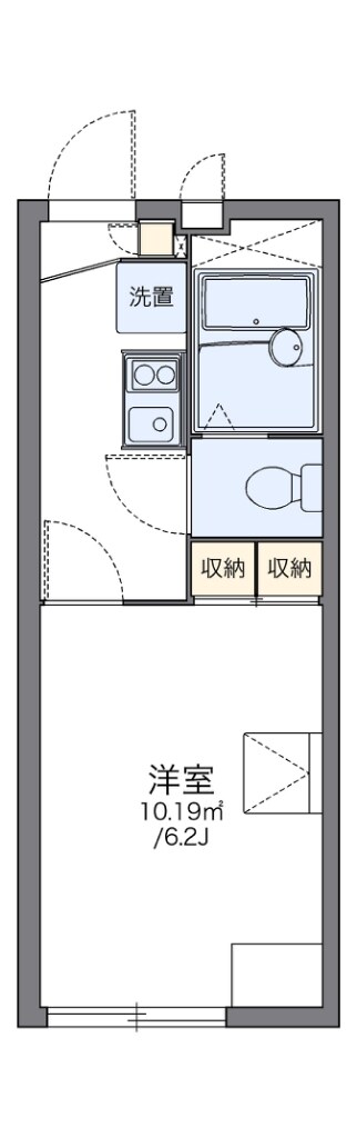 レオパレスエルザ２の物件間取画像