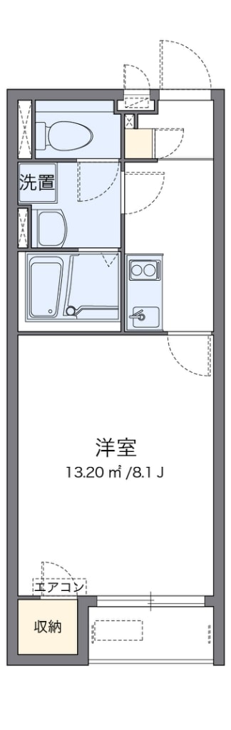 喜連瓜破駅 徒歩16分 1階の物件間取画像