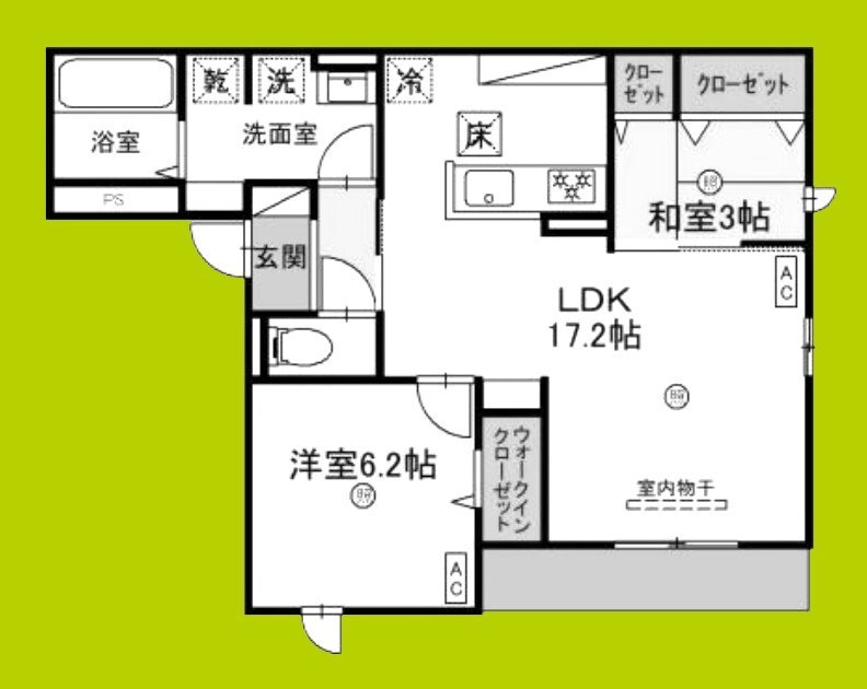 TORISIA寺田町の物件間取画像