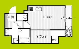 Krystal　Fimeth　2番館の物件間取画像