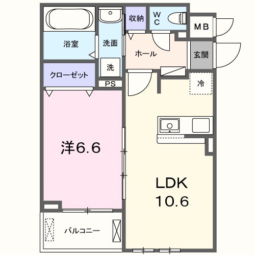 プラシードセレノカーサIVの物件間取画像