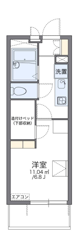 レオパレス銀河の物件間取画像