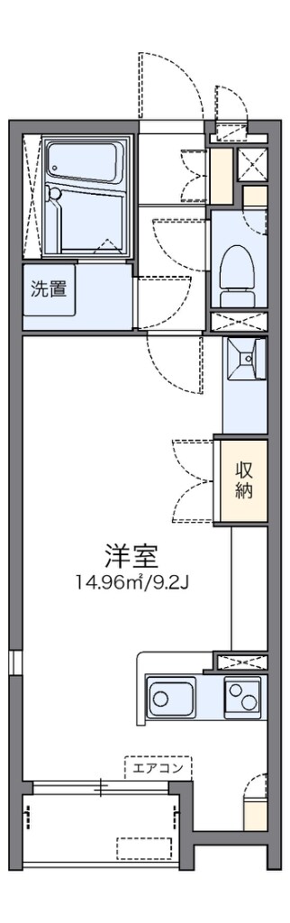 レオネクストルーナの物件間取画像