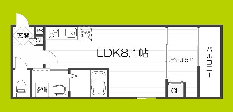 ALEGRIA 古川橋IIの物件間取画像