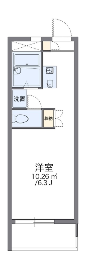 新金岡駅 徒歩16分 1階の物件間取画像