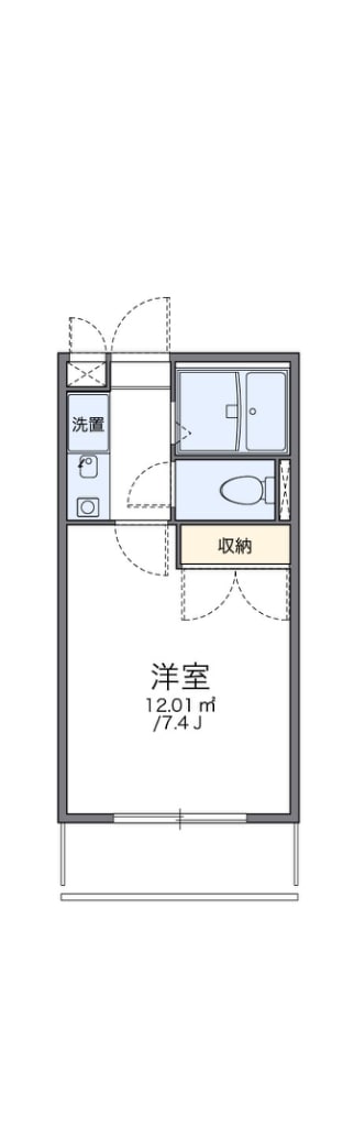 レオパレス甲子園口の物件間取画像