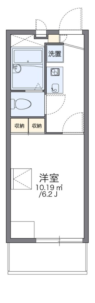 レオパレス花水木二番館の物件間取画像