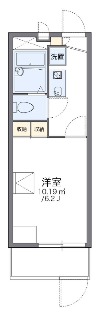 レオパレス大善の物件間取画像