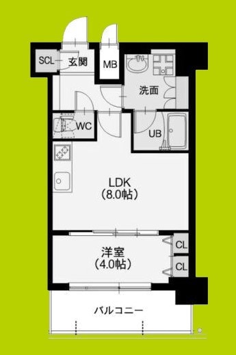 スプランディッドVIIの物件間取画像