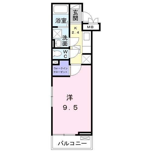 古市駅 徒歩5分 1階の物件間取画像