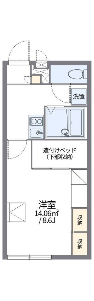 レオパレスコンフォール中野の物件間取画像