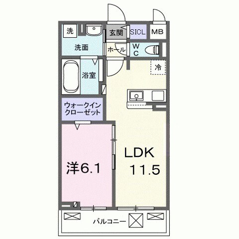 メゾン　アイランドの物件間取画像