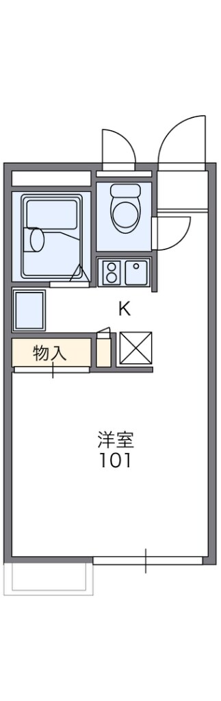 レオパレスシャルマンの物件間取画像