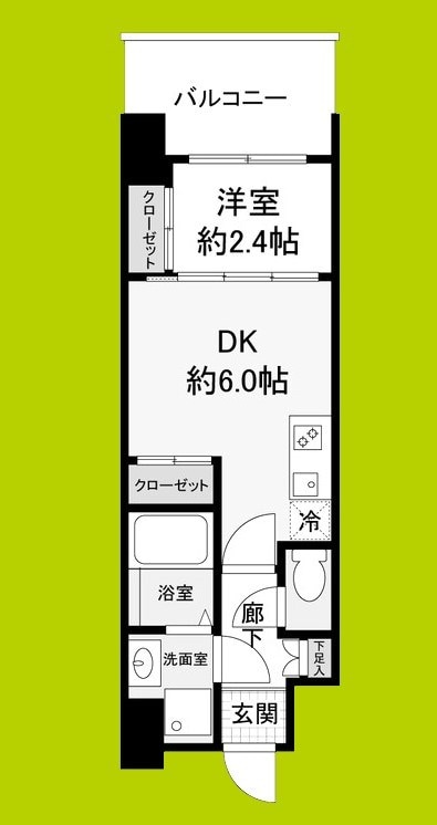 セレニテ難波ミラク参番館の物件間取画像