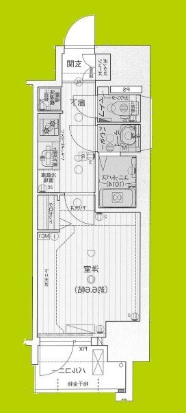 プレサンス朝潮橋ベイ・ブリーズの物件間取画像