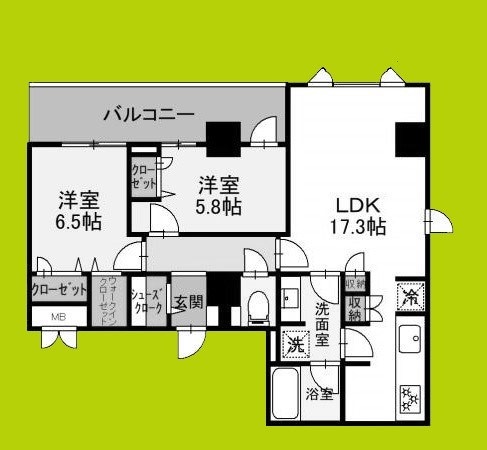 MINNAGENKI夙川公園の物件間取画像