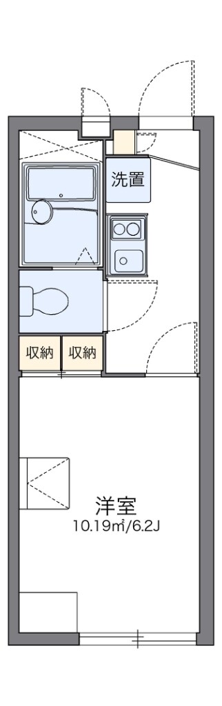 レオパレスシオンの物件間取画像