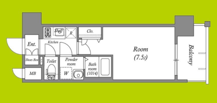 ファーストフィオーレ長田グランディールの物件間取画像