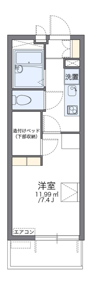 蛍池駅 徒歩11分 4階の物件間取画像