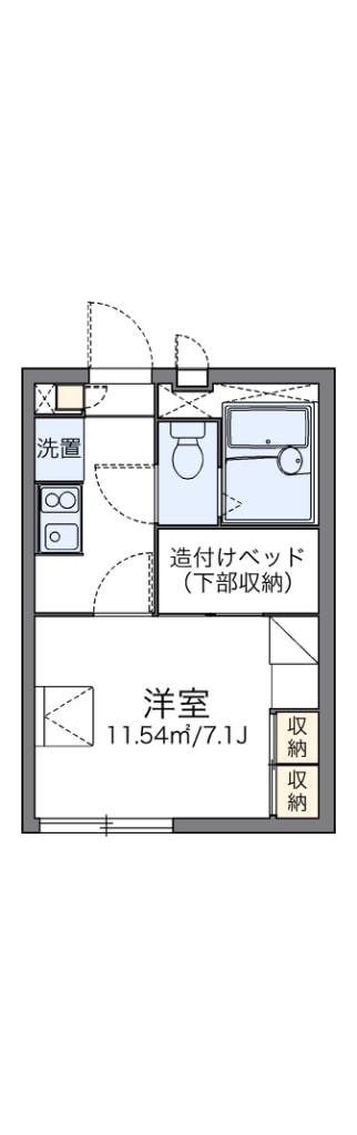 レオパレスＰｒｏｍｉｎｅｎｔの物件間取画像