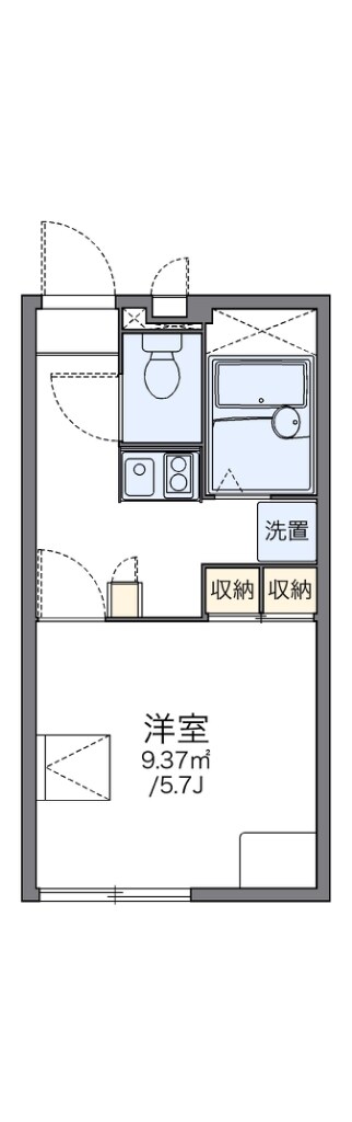 牧野駅 徒歩15分 1階の物件間取画像