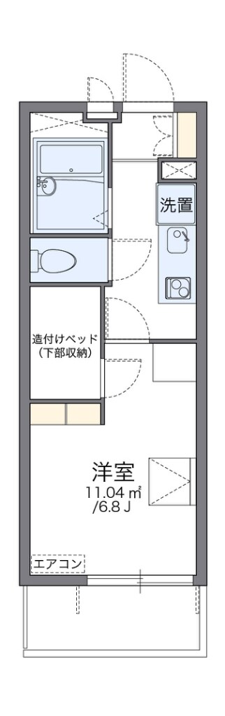 相川駅 徒歩8分 1階の物件間取画像