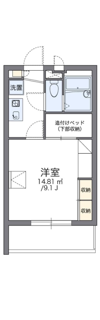 富田林駅 徒歩14分 2階の物件間取画像