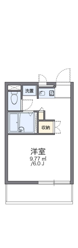 レオパレスフェリーチェの物件間取画像