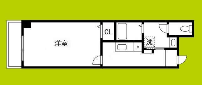 CITY SPIRE上本町の物件間取画像
