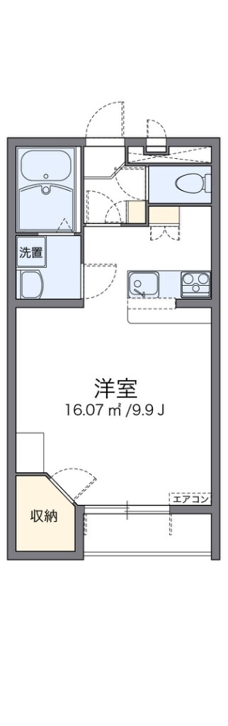 狭山駅 徒歩15分 1階の物件間取画像