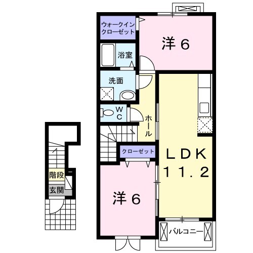 サンリット　ヴィラの物件間取画像