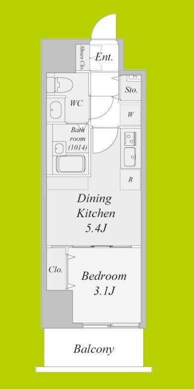 ArtizA尼崎立花の物件間取画像