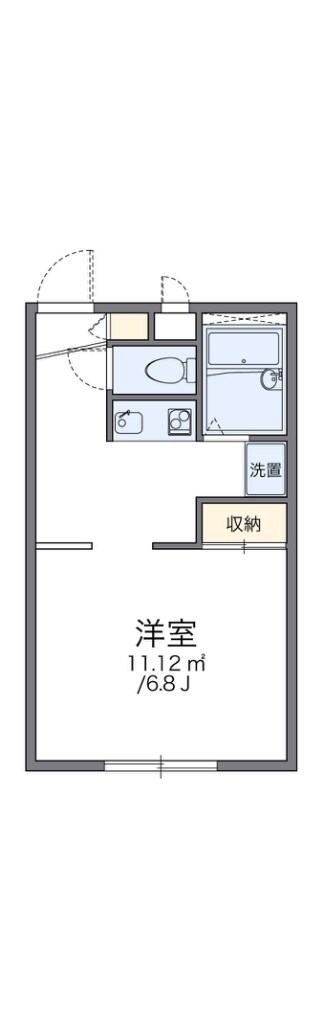 レオパレスＯＨＩIIIの物件間取画像