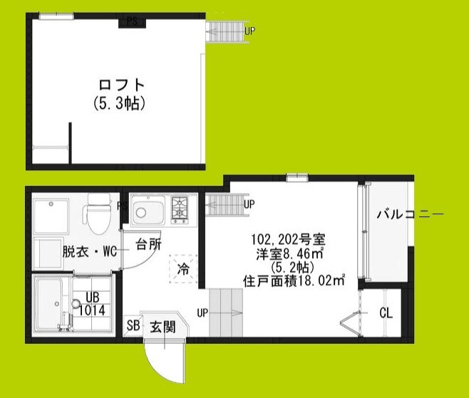 ハーモニーテラス住吉の物件間取画像