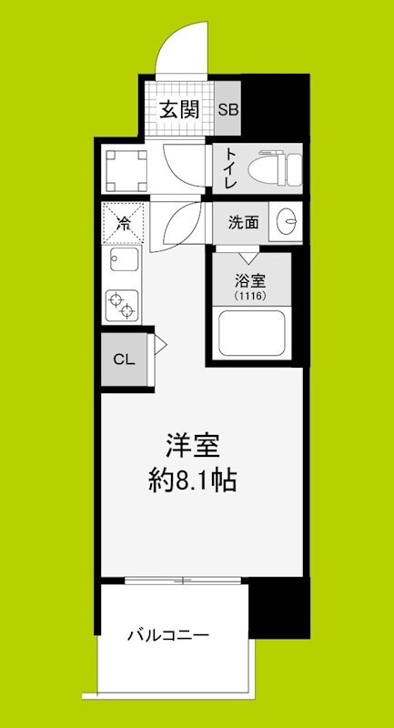 セレニテ十三ミラクの物件間取画像