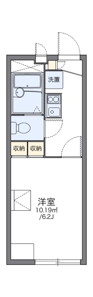 レオパレスヒカリの物件間取画像