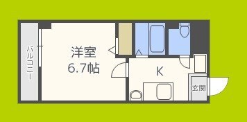 フローライト新大阪の物件間取画像
