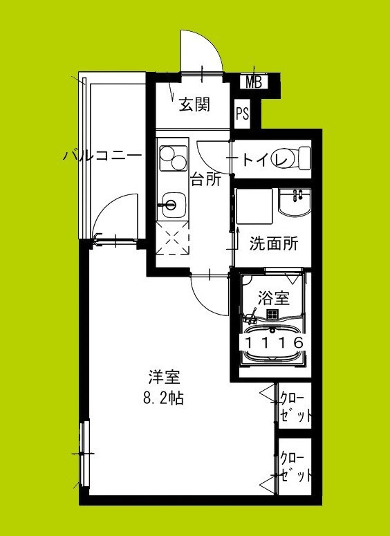 フジパレスあびこ駅北の物件間取画像