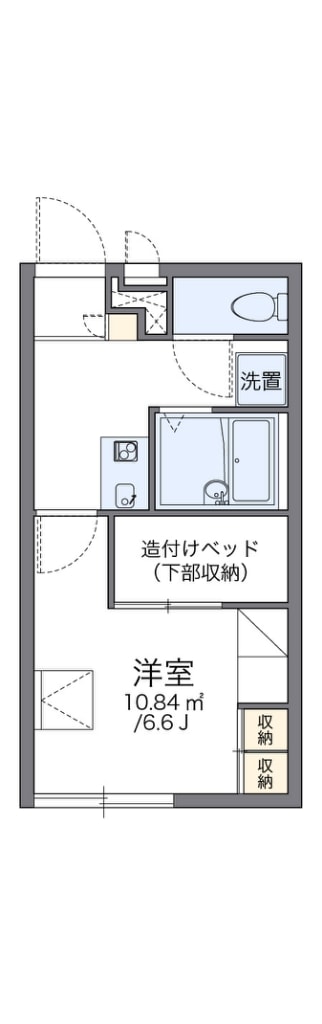 レオパレスヤエの物件間取画像