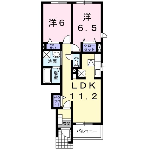 ソレア－ド久保I番館の物件間取画像