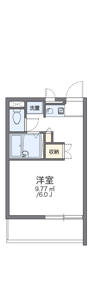 レオパレスフェリーチェの物件間取画像