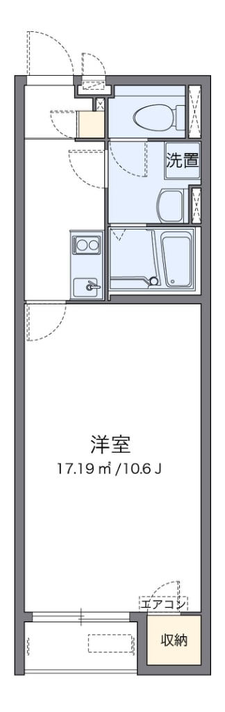 クレイノＳＡＫＵＲＡの物件間取画像