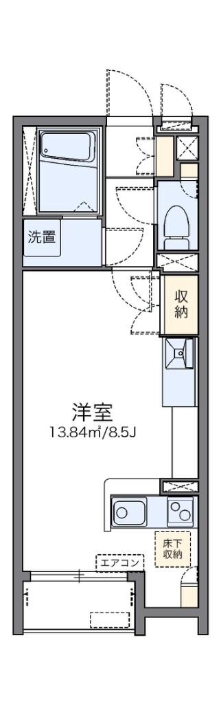 レオネクストＣＲＥＡ東館の物件間取画像