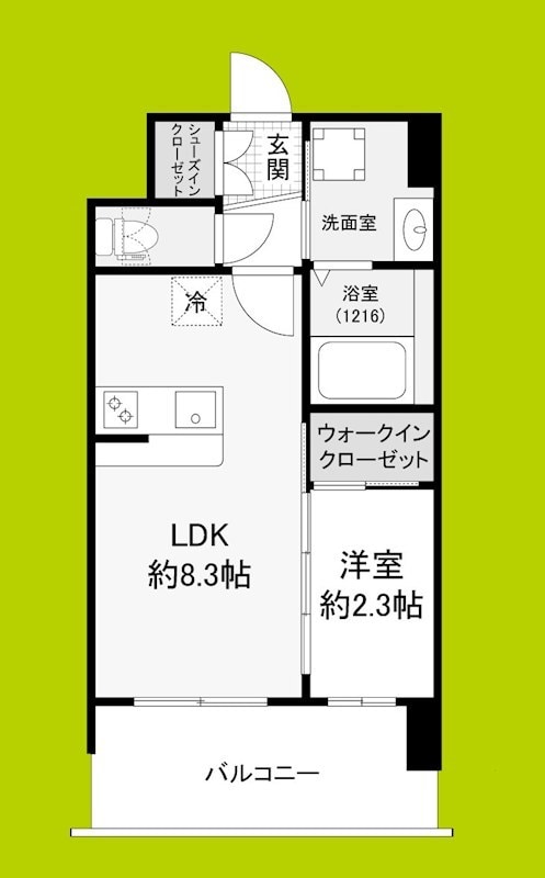 セレニテ江坂エクラの物件間取画像