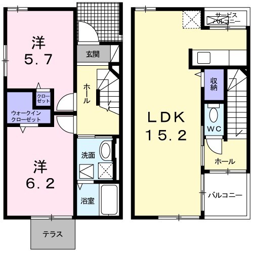 ブリ－ゼ・エスの物件間取画像